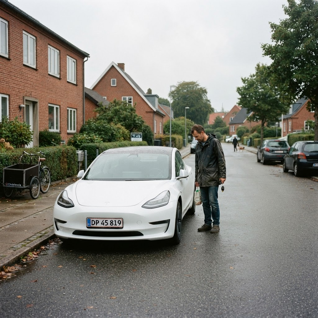 Hvide Teslaer – Stram økonomi bag rattet